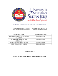 Lingkungan yang berdaya saing lebih. Pdf Artikel Pendidikan 1996 Fungsi Dan Implikasi Mohammad Ammar Academia Edu