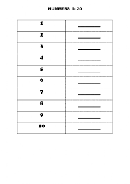 Printable Write Numbers 1 To 10 Worksheets Goodworksheets