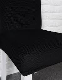 Panovous Chair Covers Seat Covers For Dining Room Velvet Black Chair Slipcovers Stretch Dining Chai Slipcovers For Chairs Dining Chair Covers Cheap Dining Sets