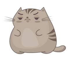 Cat Fat Sad Vector Images (over 140)