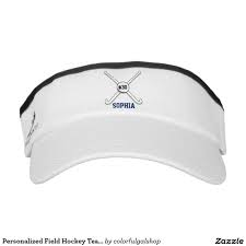 Personalized Field Hockey Team Name Jersey Number Visor Zazzle Com Hockey Team Names Hockey Teams Field Hockey