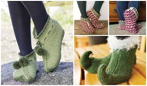 I've been wanting to make a pair of crocheted slippers for a while now, and i finally got the chance to sit down and design a pair. Knit Elf Slippers Free Knitting Patterns Paid