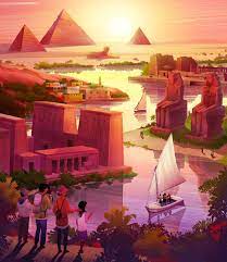 Martina Crepulja On Instagram Exodus Travels Family Brochure 2020 Travel Exodustravels Photoshop Illustration Egypt Nile Egyptianpyramids Karnaktemple