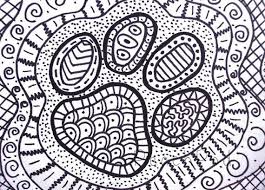 Find the best paw patrol coloring pages for kids and adults and enjoy coloring it. Dog Doodle Drawing Ooak Pawprint Zentangle Aceo Dog Paw Drawing Cat Paw Illustration By Dog Paw Drawing Paw Drawing Paw Illustration