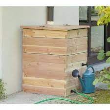 Recuperateur A Eau En Bois 500 Litres Recuperateur D Eau Recuperateur Eau De Pluie Bois