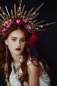 Buy Royal Statement Earrings, Gold Earrings, Celestial Jewelry, Bridal  Earrings, Festival Accessories, Handmade Earrings, Luxury Wedding Jewelry  Online in India