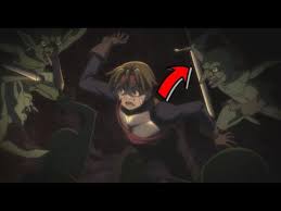It's a dark fantasy with beastly amounts of violence and savagery. Never Bring A Long Sword To A Goblins Cave Goblin Slayer Anime Youtube