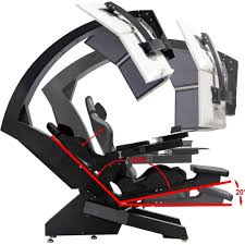 (monitors are not included) easy to mount with monitors with vesa mounting configurations 75 x 75, 100 x 100. The Ultimate Gaming Chair W 3 Monitor Mounts Ergonomic