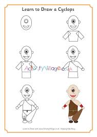 Learn To Draw Cyclops They were imprisoned by their father into tartarus, who feared their strength along with their three brothers, who had fifty heads and a hundred hands, also known as hekatonchires. learn to draw cyclops