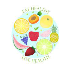 This can lead to wandering. Healthy Lifestyle Poster Eat Live Healthy Stock Vector Illustration Of Food Depicting 93323415