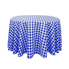 Black And White Checkered Tablecloth Walmart 108 In Round Polyester Tablecloth Blue White Checkered White Table Cloth Black Tablecloth Checkered Tablecloth