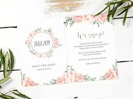 Hochzeitskarten mit foto sind genauso. Save The Date Karten Vintage Roses Bonbon Villa
