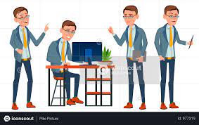 Premium Employee Working In Office On Desk Illustration Download In Png Vector Format Flat Design Illustration Illustration Character Design