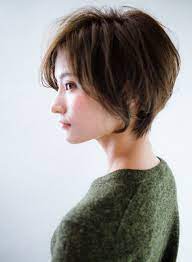 大人かっこいい 小顔 ショートボブ 髪型ショートヘア ヘアスタイル ショートボブ ヘアースタイル
