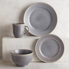 Https Www Pier1 Com Easton Charcoal Gray Reactive Dinnerware Ps116192 Html Grey Dinnerware Dinnerware Eclectic Dinnerware