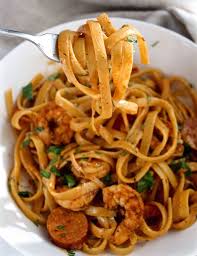 Creamy Cajun Shrimp Pasta With Sausage Creamy Cajun Shrimp Pasta Shrimp And Sausage Pasta Cajun Recipes