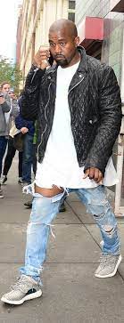 Proof That Kim And Kanye S Son Will Have That Signature Yeezy Style Kanye West Style Leather Jacket Kim Kardashian Kanye West