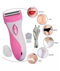 Shaving with a manual razor is one of the most popular hair removal methods; Boosdeal Rechargeable Woman Hair Remover Online Kit1 Boomsdeal