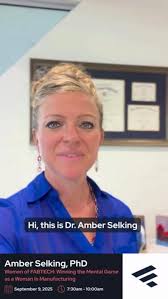 Dive into how mindset drives consistent performance with Dr. Amber Selking  at the Women of FABTECH Breakfast., 📅 September 9