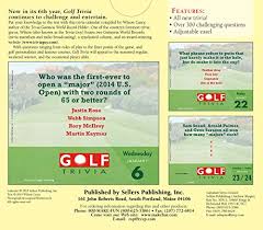 If you're planning to host a pub quiz … Golf Trivia 2016 Boxed Daily Calendar Buy Online In Andorra At Andorra Desertcart Com Productid 16814868