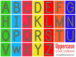 Get your free color printable alphabet chart to use to teach preschoolers and kindergarteners about letters and sounds. Alphabet Letter Template For Kids Insymbio