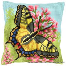 2006 bucilla decorative pillow stamped cross stitch kit lavender lace wm65526. Buy Cross Stitch Cushion Kit Butterfly Ii Vervaco 29 49