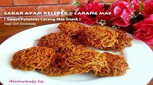 Ayam merupakan sumber protein yang tinggi dan sangat diperlukan oleh tubuh badan kita. Cakar Ayam Keledek Carang Mas Sweet Potatoes Carang Mas Snack Resepi Chef Alexiswandy Youtube