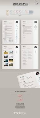 Use over 20 unique designs! Free Minimal Cv Template