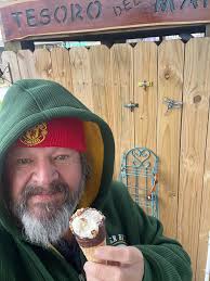 What cold weather? I like it! Winters are supposed to be chilly, best time  for ice cream…I embrace all weather… Winter is the best time for ice cream…
