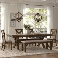 Looking To Add An On Trend Dining Ensemble But Don T Know Where To Begin A Set Like This Is A Great Op Farmhouse Dining Dining Room Table Dining Room Remodel