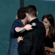 Richard madden is making waves on this side of the. Dishy Isn T He Matt Smith And Jenna Coleman Crash Richard