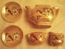 Occupied Japan Children S Tea Sets Vintage Occupied Japan Miniature Tea Set Pieces I Got This Set Wi Miniature Tea Set Tea Sets Vintage Childrens Tea Sets