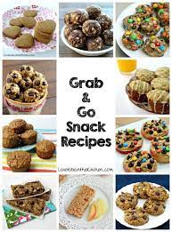 Grab And Go Snack Recipes And Ideas Love To Be In The Kitchen Snacks Easy Snack Recipes Food
