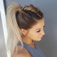 Coiffure Avec Tresse Cheveux Mi Long Coiffure Simple Et Facile Hair Styles Cute Hairstyles For Medium Hair Medium Hair Styles