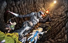 This cave located deep inside the forest of plunder is currently the domain of a group of goblins.its inhabitants are stronger than most goblins and their leader is said to reside within. Wallpaper Cave Knight Goblin Goblin Slayer The Killer Of Goblins Images For Desktop Section Syonen Download