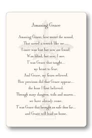 Amazing Grace Hymn Prayer Card – Shade Tree Greetings