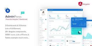 Admin Press Angular 8 Bootstrap Dashboard Template In 2020 Digital Dashboard Dashboard Template Angular