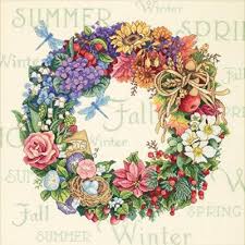 If you want to print the pattern again at a later date, there is no need. Wreath Of All Seasons Cross Stitch Kit