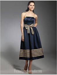 Australia Formal Dresses Cocktail Dress Party Dress Dark Navy Plus Sizes Dresses Petite A Line Princess Spaghetti Straps Tea Length Stretch Satin Navy Plus Size Dresses Celebrity Dresses Chiffon Lace Dress