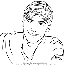 Are your kids obsessed with coloring pages? Ausmalbilder Kendall Knight Von Big Time Rush