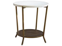 Playlist Round End Table Universal Furniture Stone Top Side Table White Round Side Table End Tables