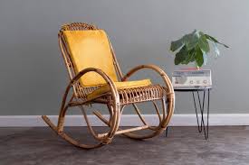 Franco Albini Whicker Rattan Rocking Chair Via Etsy Rocking Armchair Chairs Loft Rattan Rocking Chair