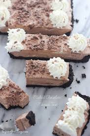 Malted Chocolate Mousse Tart Recipe Chocolate Desserts Tart Recipes Desserts