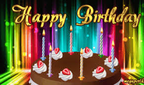 Pin By Mazel Mccoy Anderson On Birthday Greeting In 2020 Birthday Blessings Happy Birthday Download Birthday Cake Gif