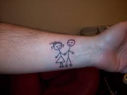 Girl Tattoos Tattoos Stick Figure Tattoo