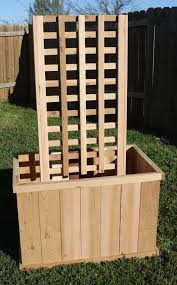 Need a trellis or garden screen? Brand New All Cedar Garden Planter Box With Trellis 3 Feet By 3 Feet By 2 Feet High With 4 Foot Planter Box With Trellis Planter Trellis Garden Planter Boxes