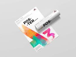 Download Free Modern A3 Poster Mockup Psd Mockupbase