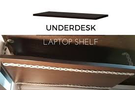 15 Underdesk Laptop Shelf Mount Ikea Hackers Ikea Hackers Store Laptop Shelves