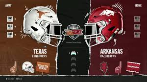 EA CFB 25 - Texas Longhorns @ Arkansas Razorbacks - 2024 Schedule SEC  Rivalry