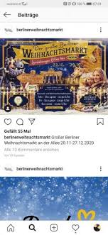 Berliner Weihnachtsmarkt An Der Allee 20 11 27 12 2020 Kirmesforum De